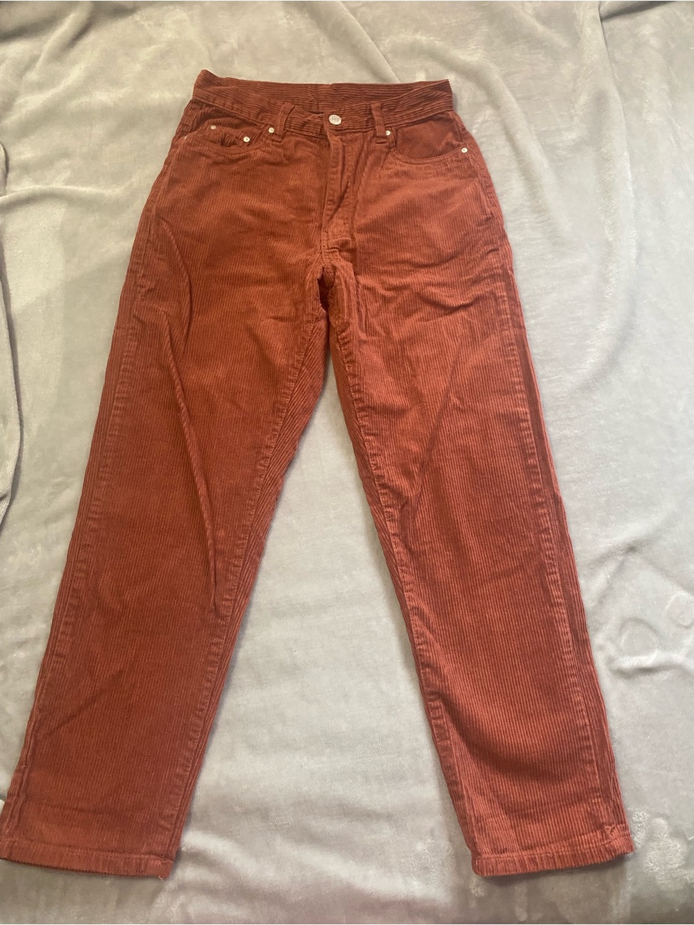 Rust Corduroy Pants